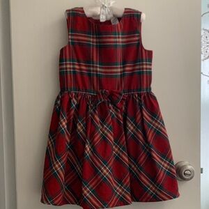 Carter's Red Plaid Kids Dress